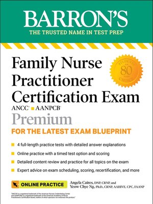 cover image of Family Nurse Practitioner Certification Exam Premium